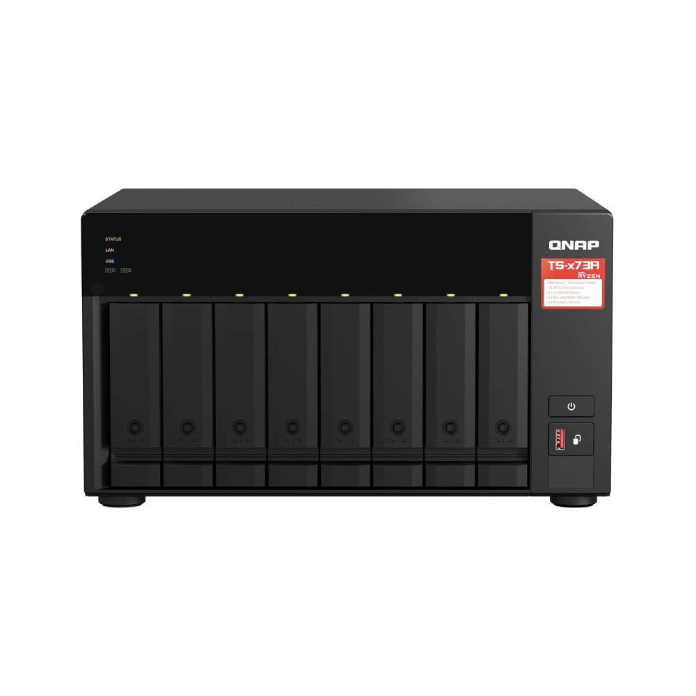 QNAP NAS Box 8 Bay 0TB TS-873A view 2